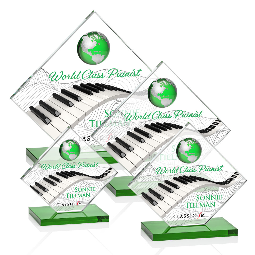 Ferrand VividPrint™ Award - Green/Silver