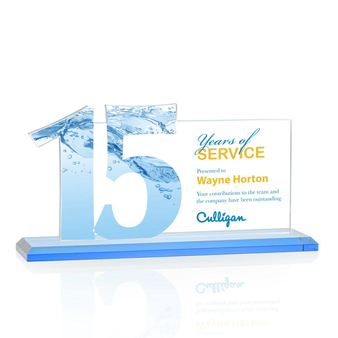 Hazelton VividPrint™ Award - Sky Blue 10
