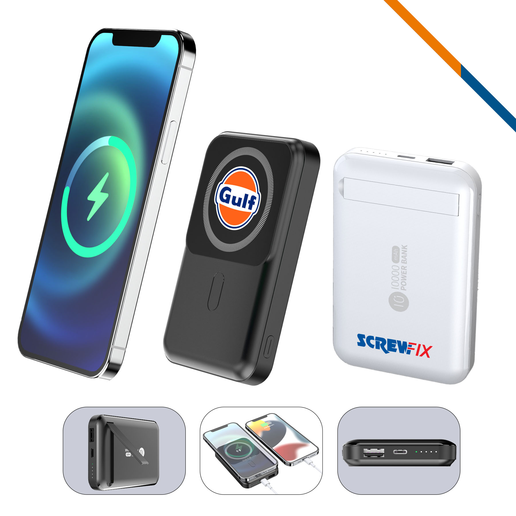 Lumo 2in1 Wireless Power Bank - 10000mAh 1