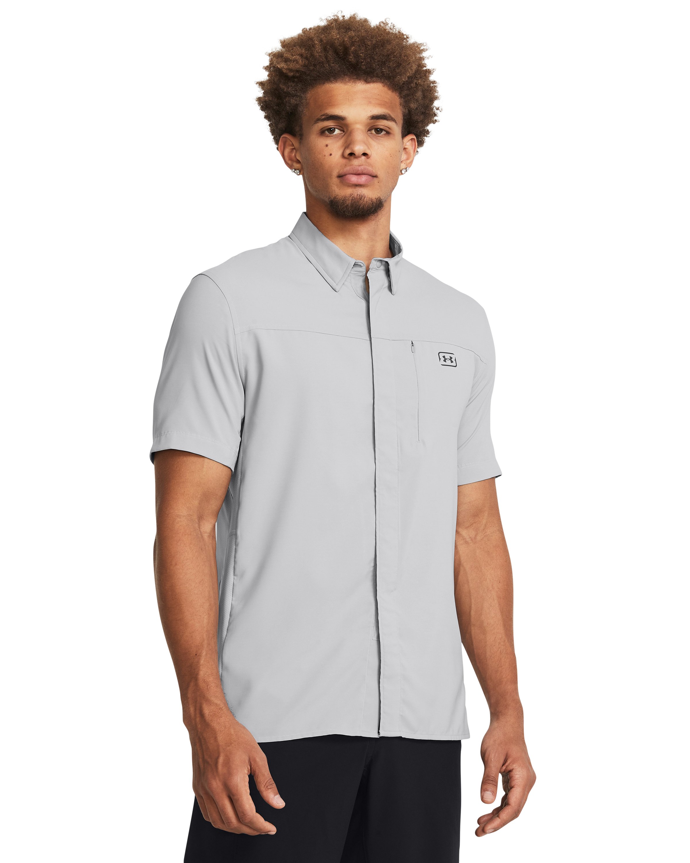 UA Fish Pro Hybrid Woven Men's Short Sleeve 8