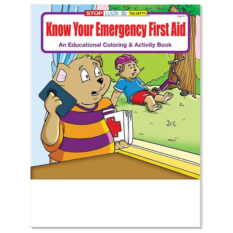 Know Your Emergency First Aid Coloring & Activity Book 1