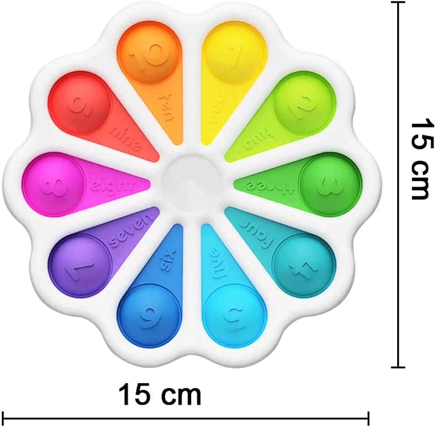 Flower Fidget Toys Sensory Simple Dimple 4