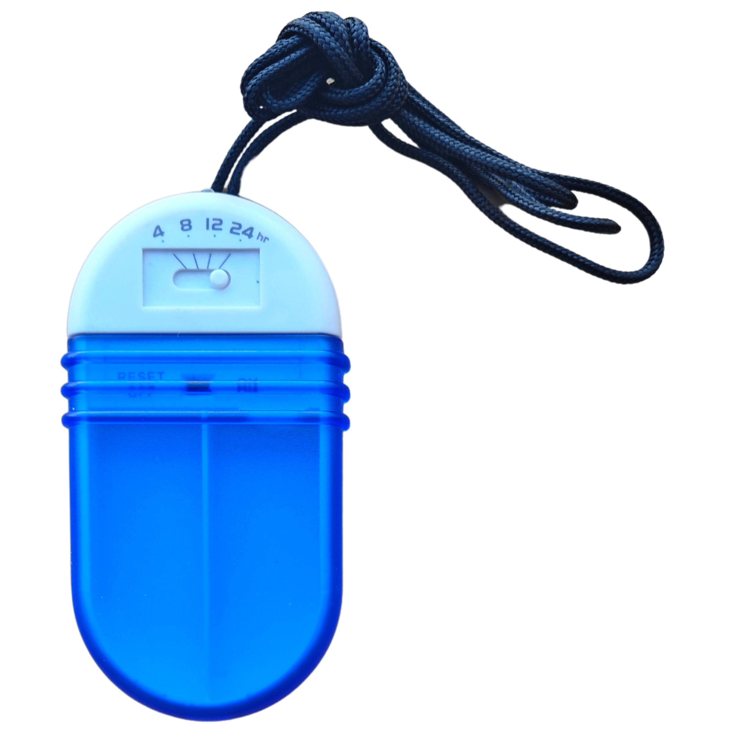 Pre-Set Alarm Pill Box with Neck String 4