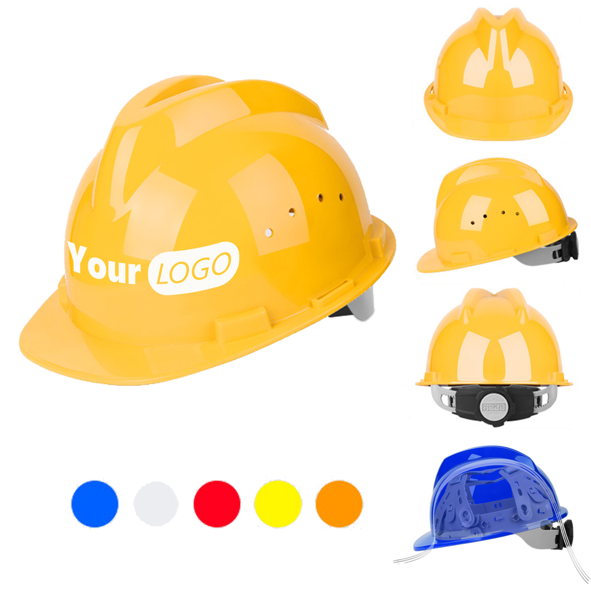 MOQ 20 Adjustable Suspension Safety Helmet 2