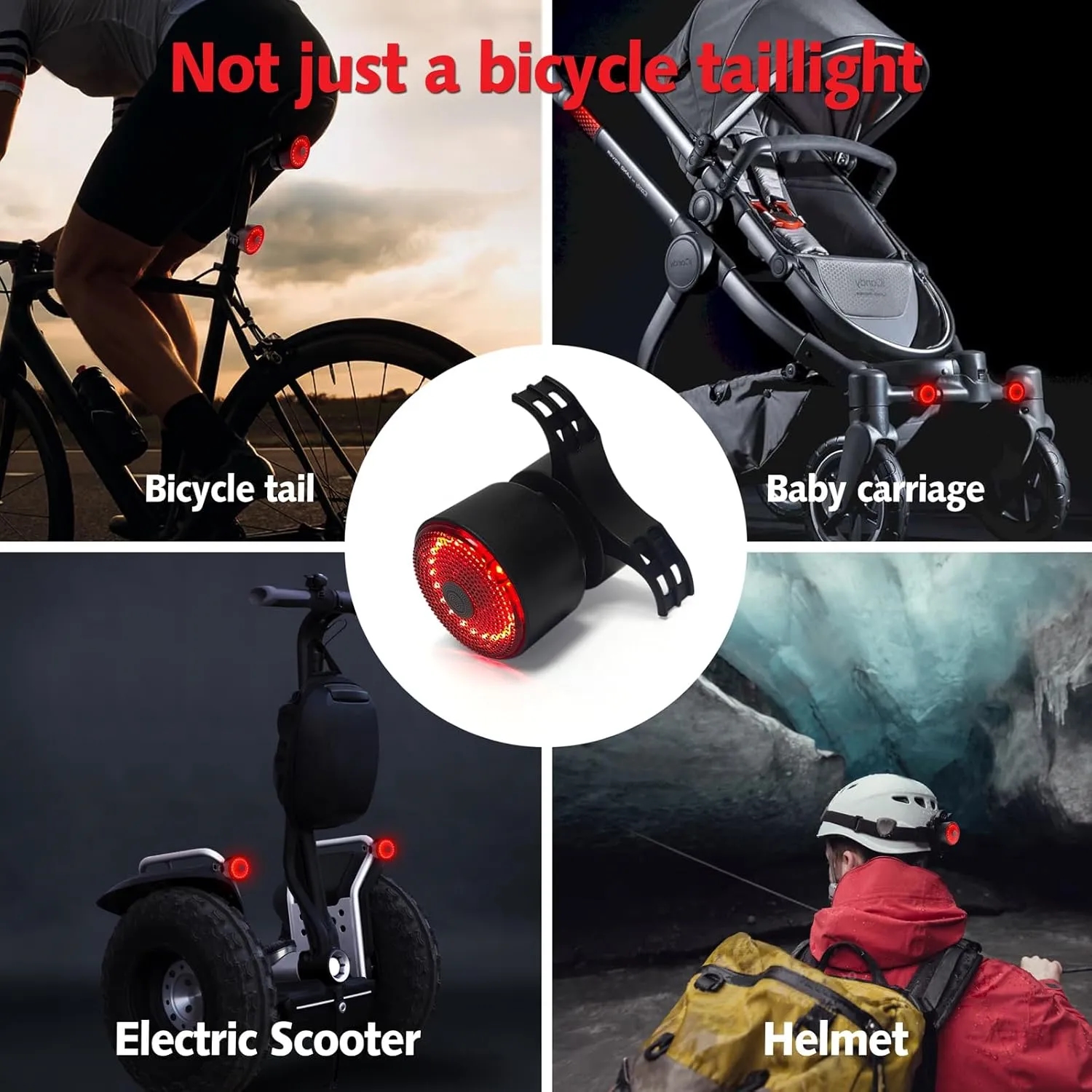 Night Aluminum Alloy LED Bicycle Light 2