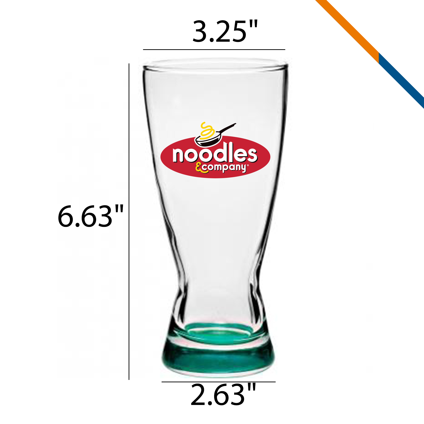 Libbey Elijah Hourglass Pilsner Glasses - 15 OZ. 11