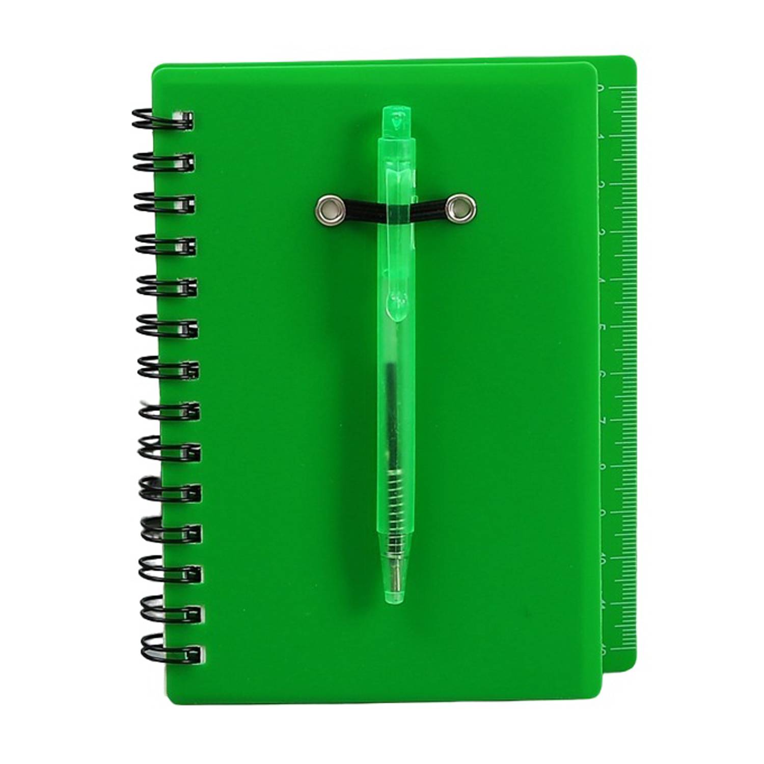 Soft PP Cover Spiral Business Notebook w/ Pen 8