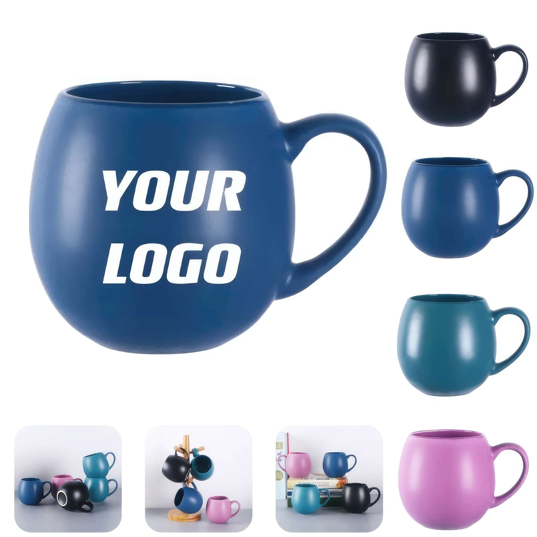 13.5 OZ Large Belly Mug A Warm Gift 2