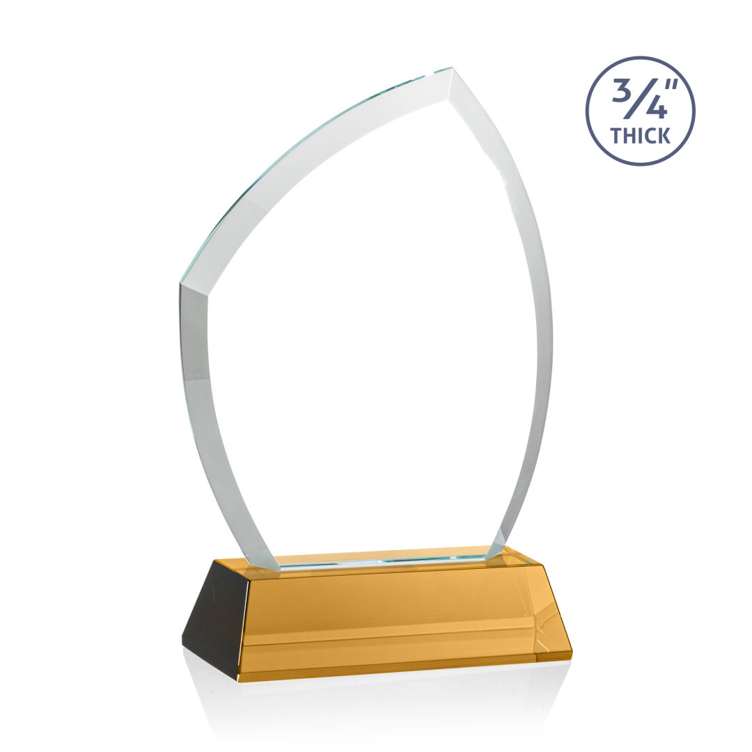 Daltry VividPrint™ Award on Newhaven Base - Amber 2
