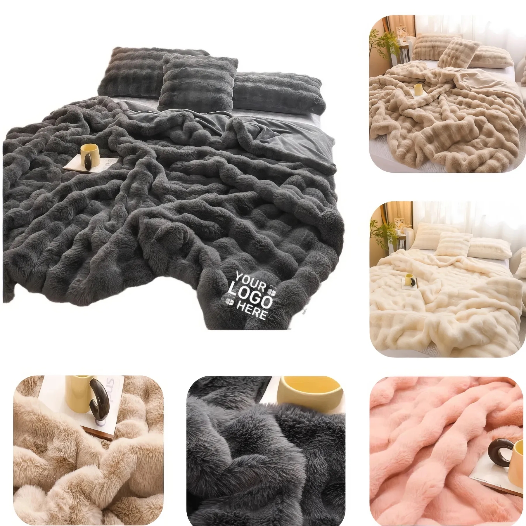 Long Hair Mink Blanket 2