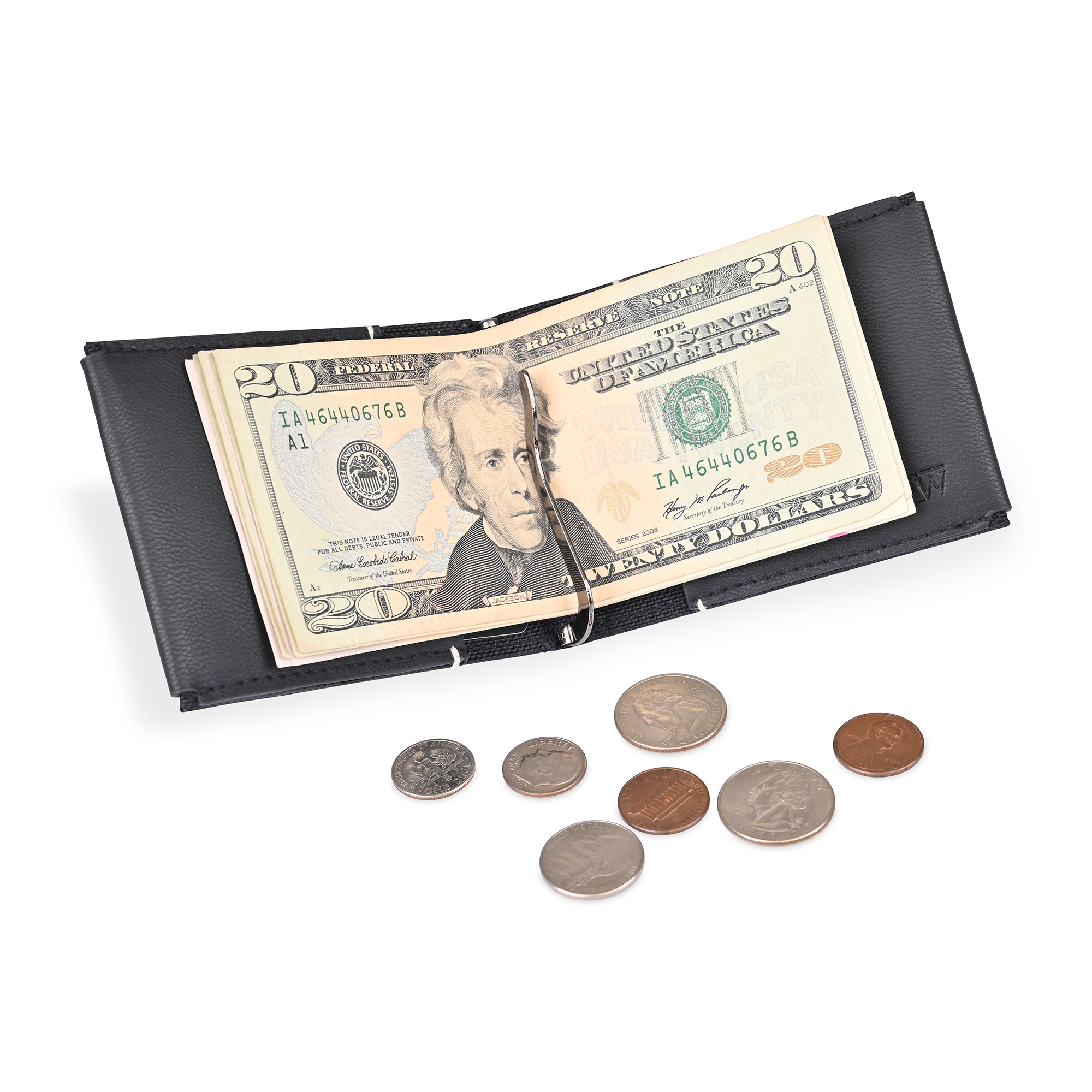Travis & Wells® Lennox Recycled Nylon Money Clip 1