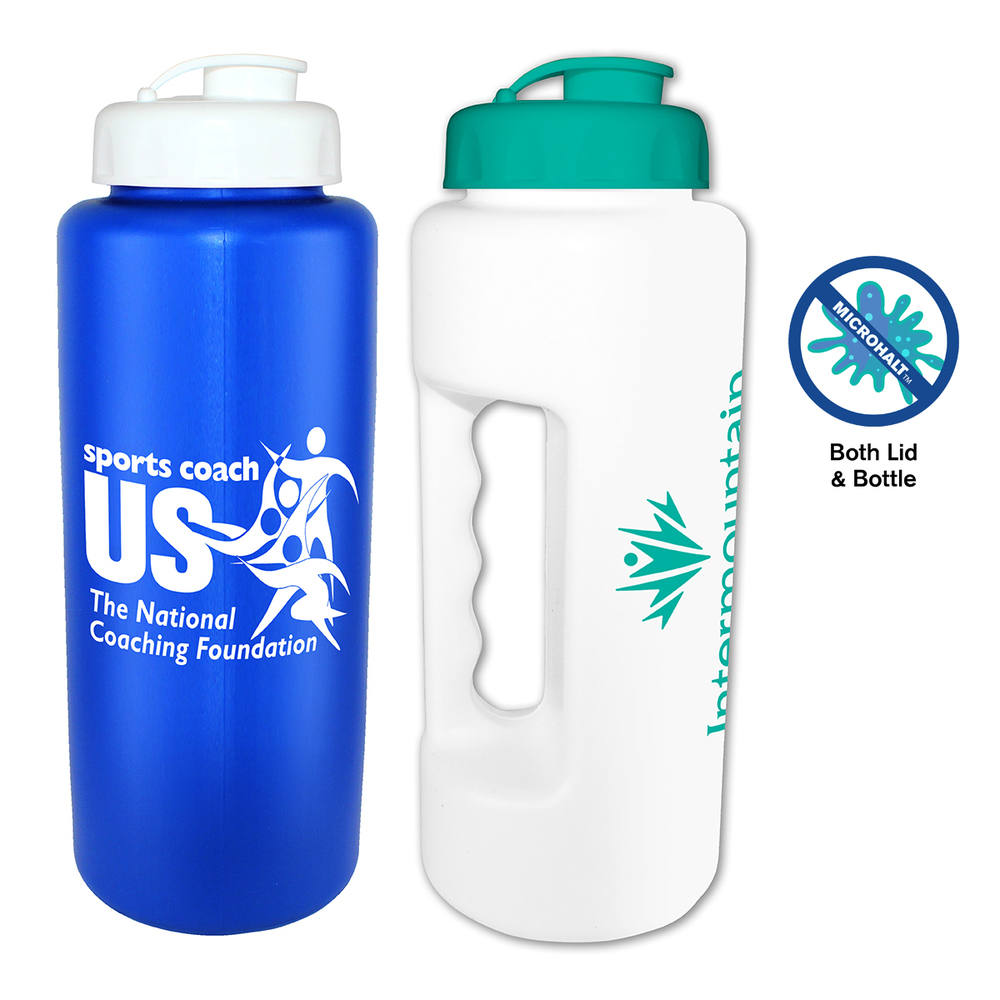 MicroHalt™ 32 oz. Grip Bottle with Flip Top Cap 15