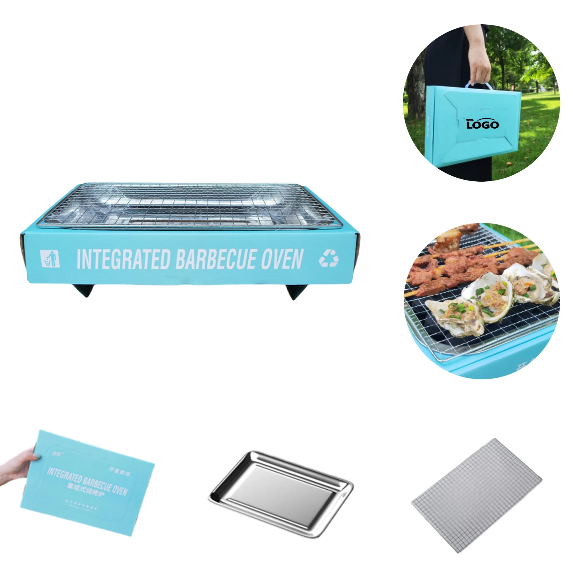 MOQ25 Portable Disposable Outdoor BBQ Grill