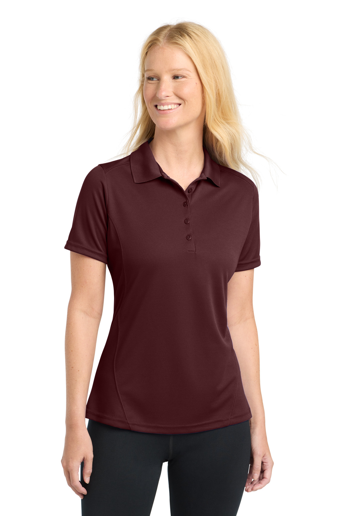 Sport-Tek Women's Dry Zone Raglan Accent Polo. L475 32