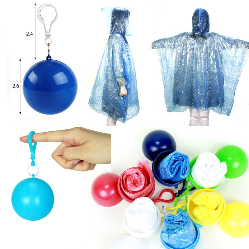 Outdoor Disposable Emergency Ball Raincoats 2