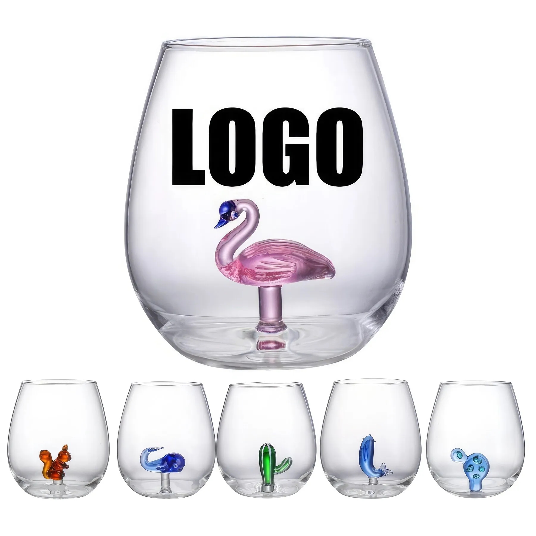 18 OZ 3D Glass Tea Coffee Whisky Drink Gift Cup 1