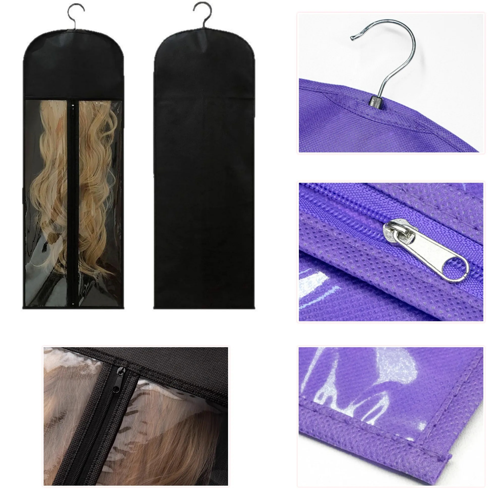 Wig Storage Bag Dustproof Travel Organizer 1