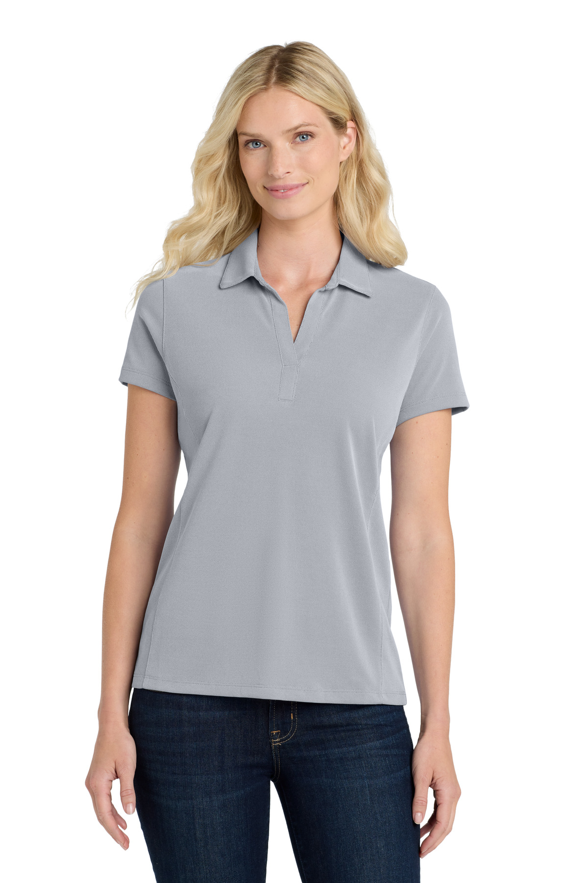 Port Authority Women's Poly Oxford Pique Polo. LK582 23