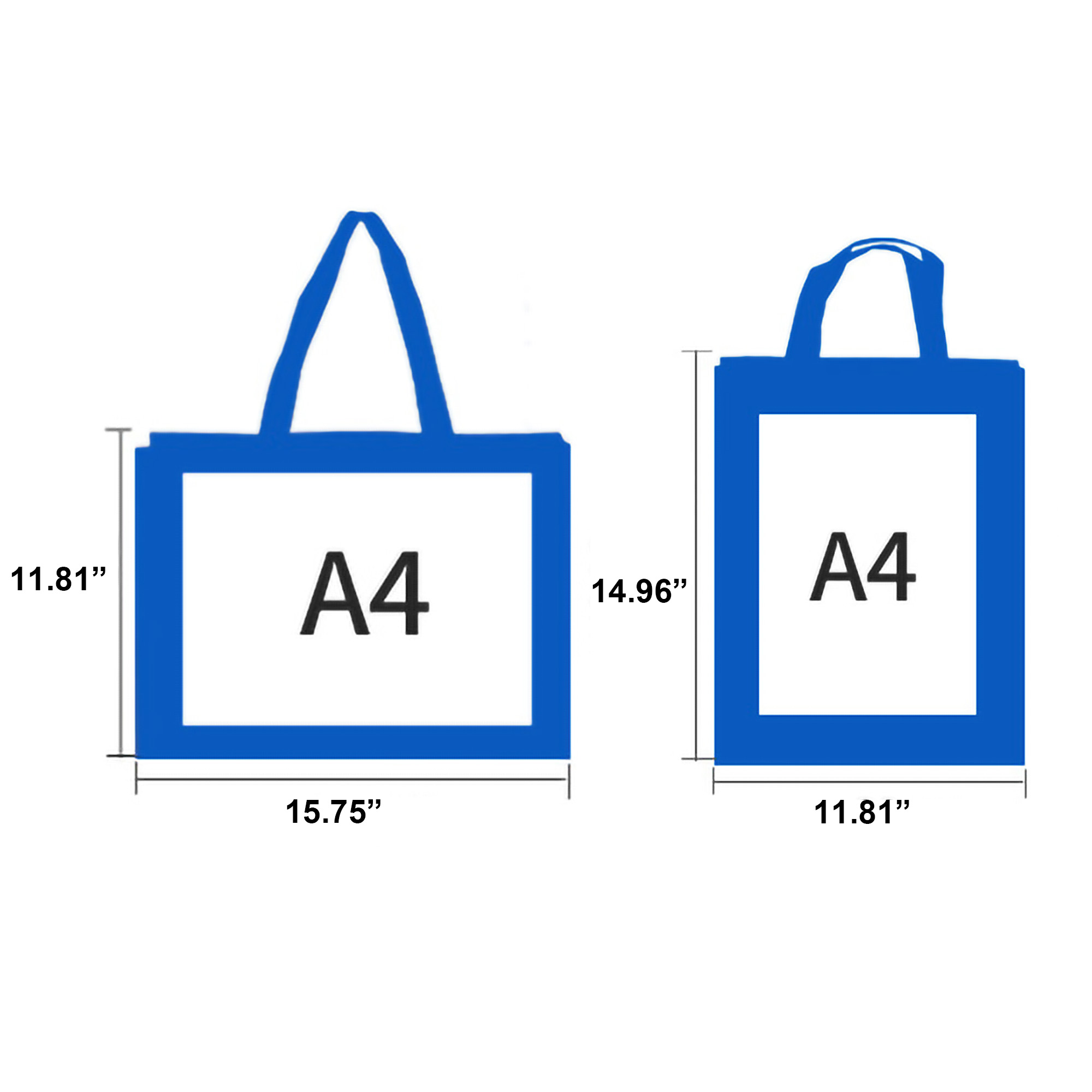 MOQ50  Printed Promotional Reusable NonWoven Shopper Tote Bag 8