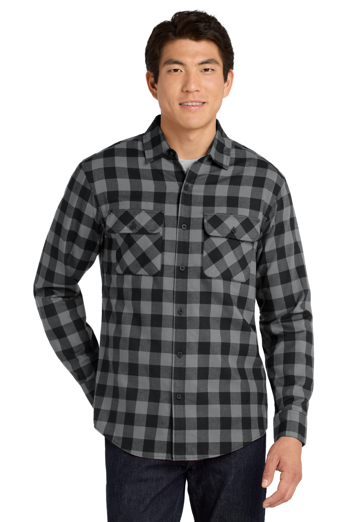 Port Authority Plaid Flannel Shirt. W668 85