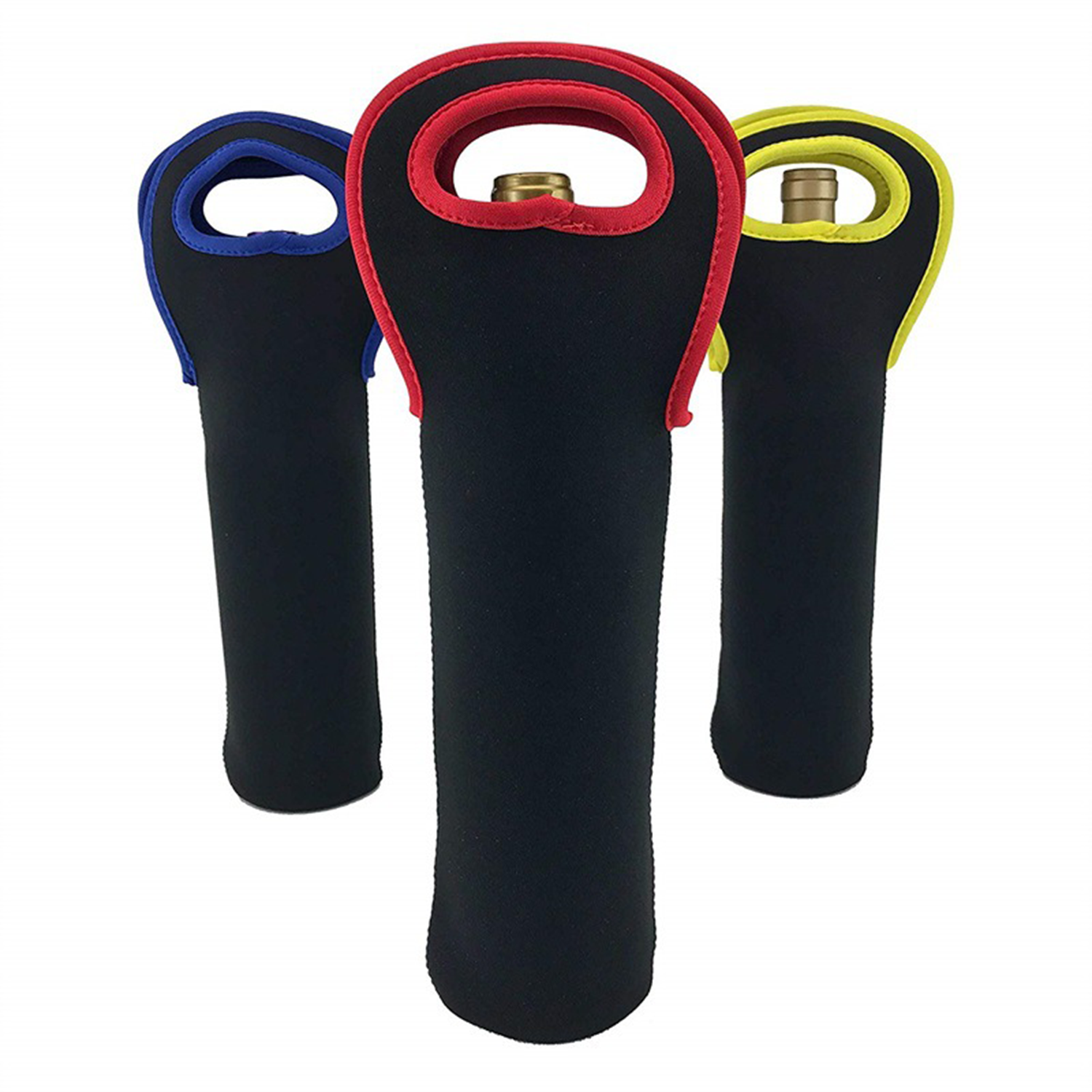 Insulated Cooler Bag Neoprene Wine Bottle Sleeve 4