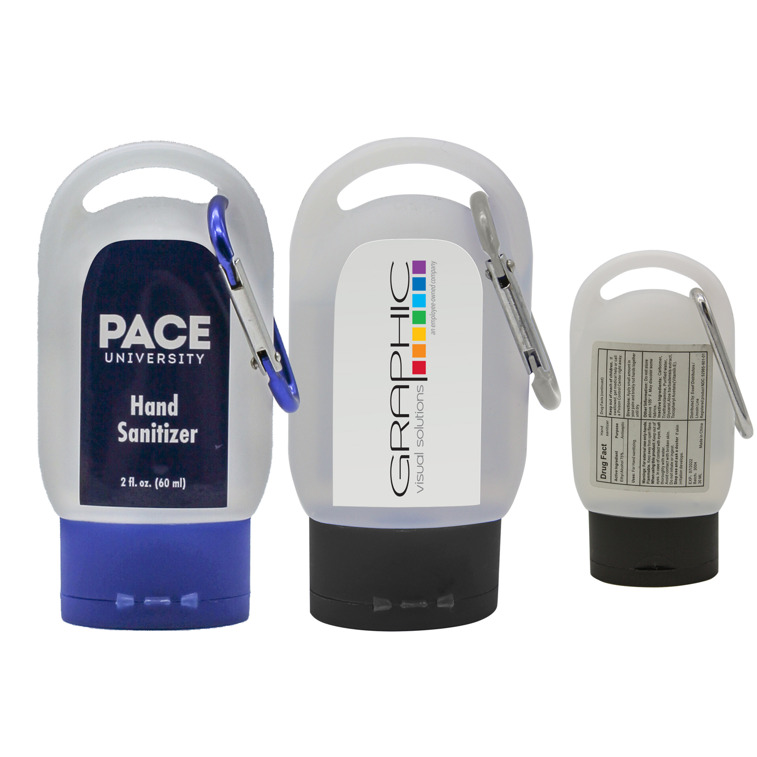 1oz Sanitizer Carabiner 1