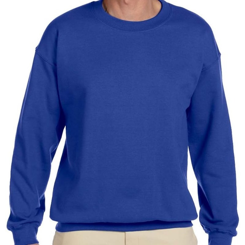 Hanes 9.7 Oz. Ultimate Cotton® 90/10 Fleece Crew, custom hoodie or sweatshirt with logo imprint 5