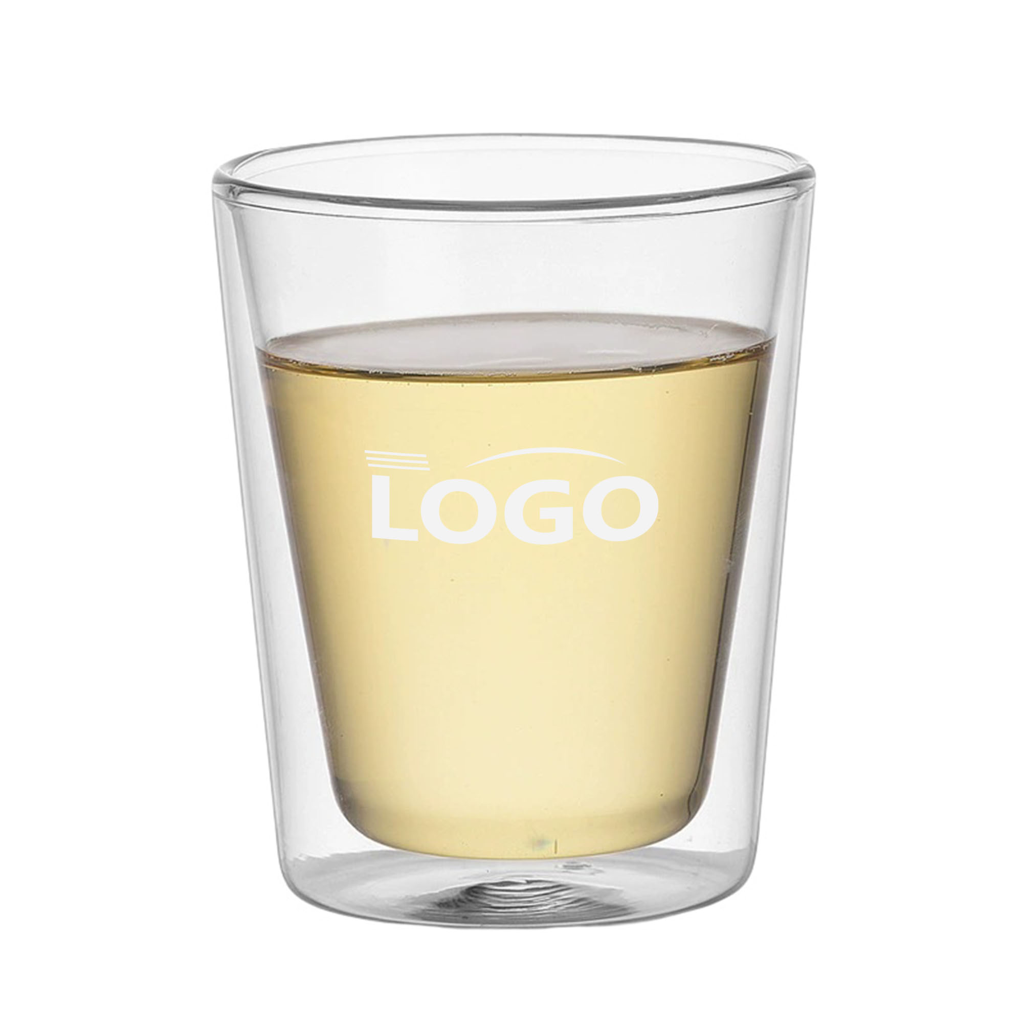 8 oz Double-Wall Insulated Glass Cup 1