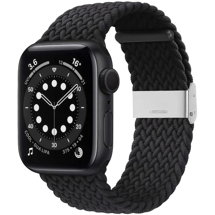 Apple Watch Braided Bands - Black Nylon 42mm/44mm/45mm 2
