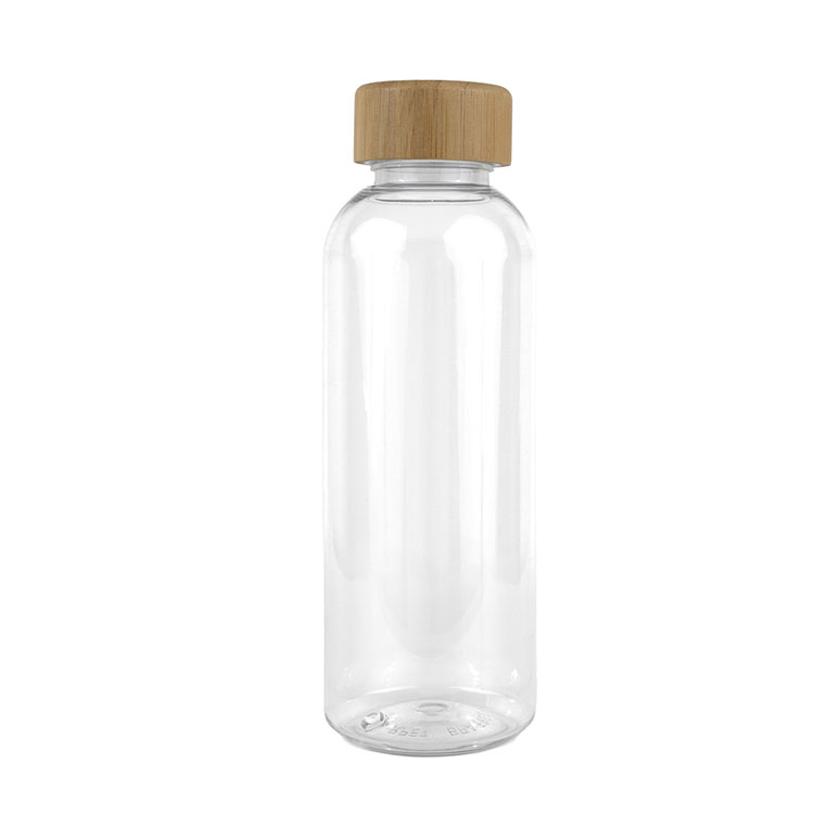 "CLEARLY FLOW" 16 oz Recycled RPET Bottle With Bamboo Cap 5