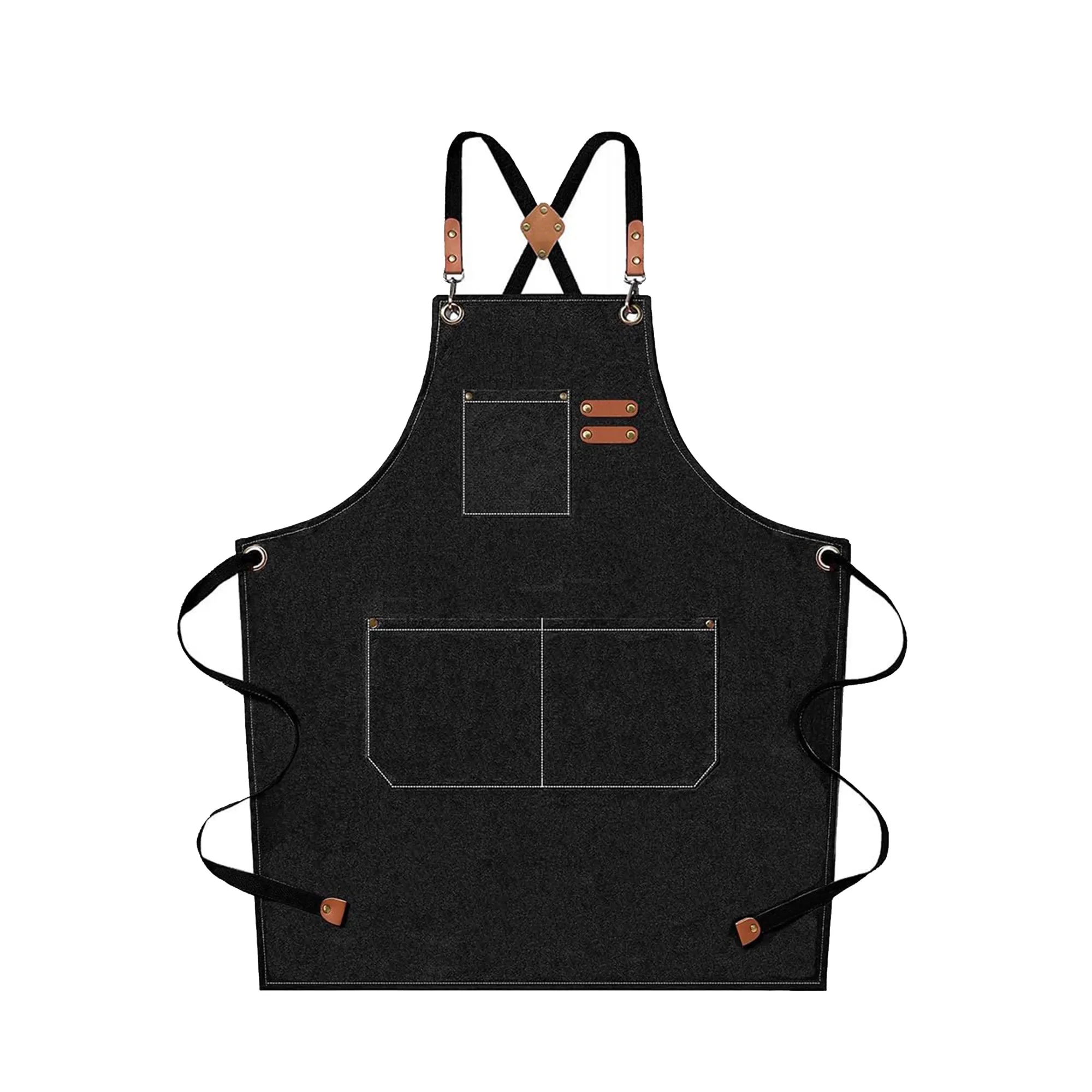 Chef Aprons for Men Women with Large Pockets 15
