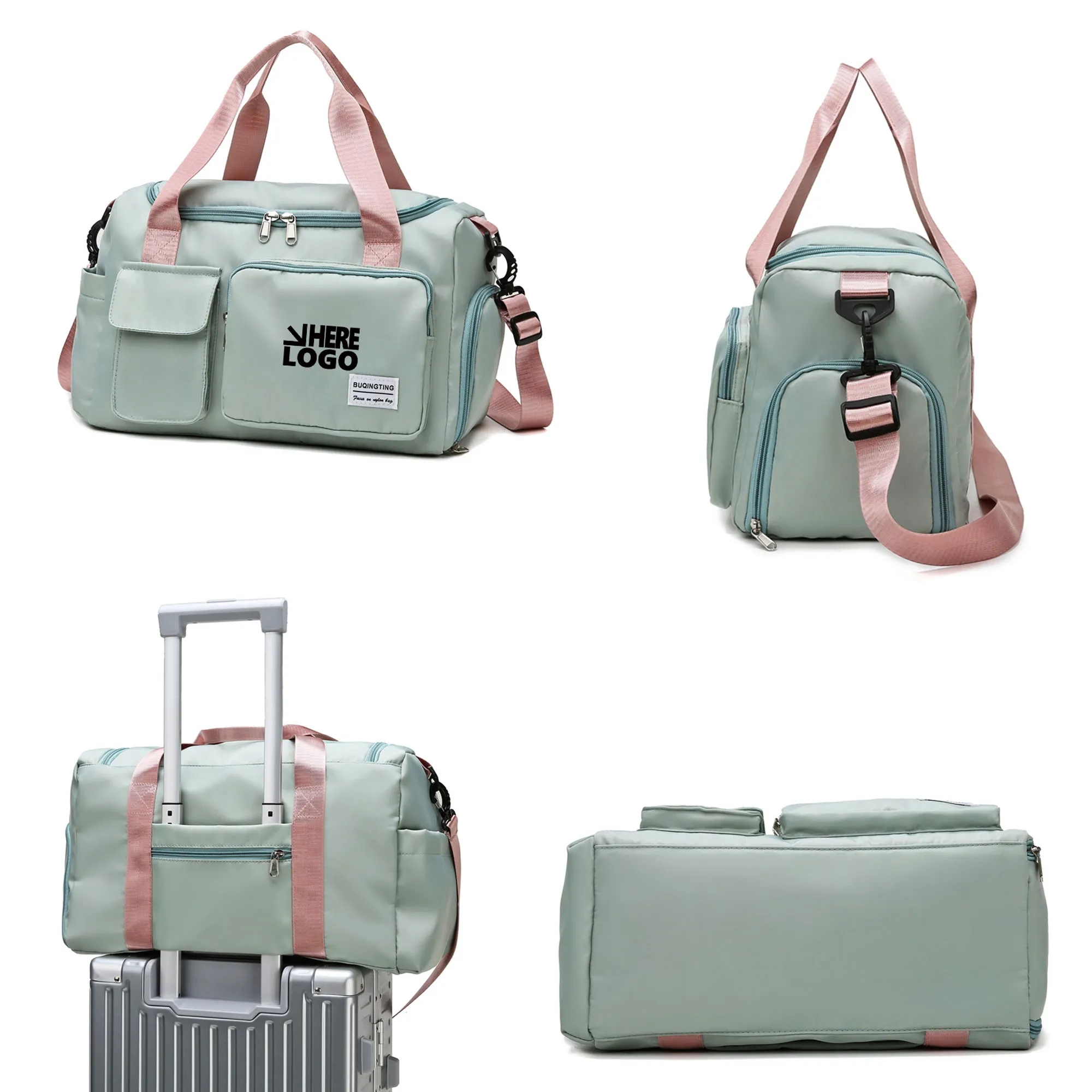 Traveling Shoulder Duffels Bag MOQ 100PCS 2