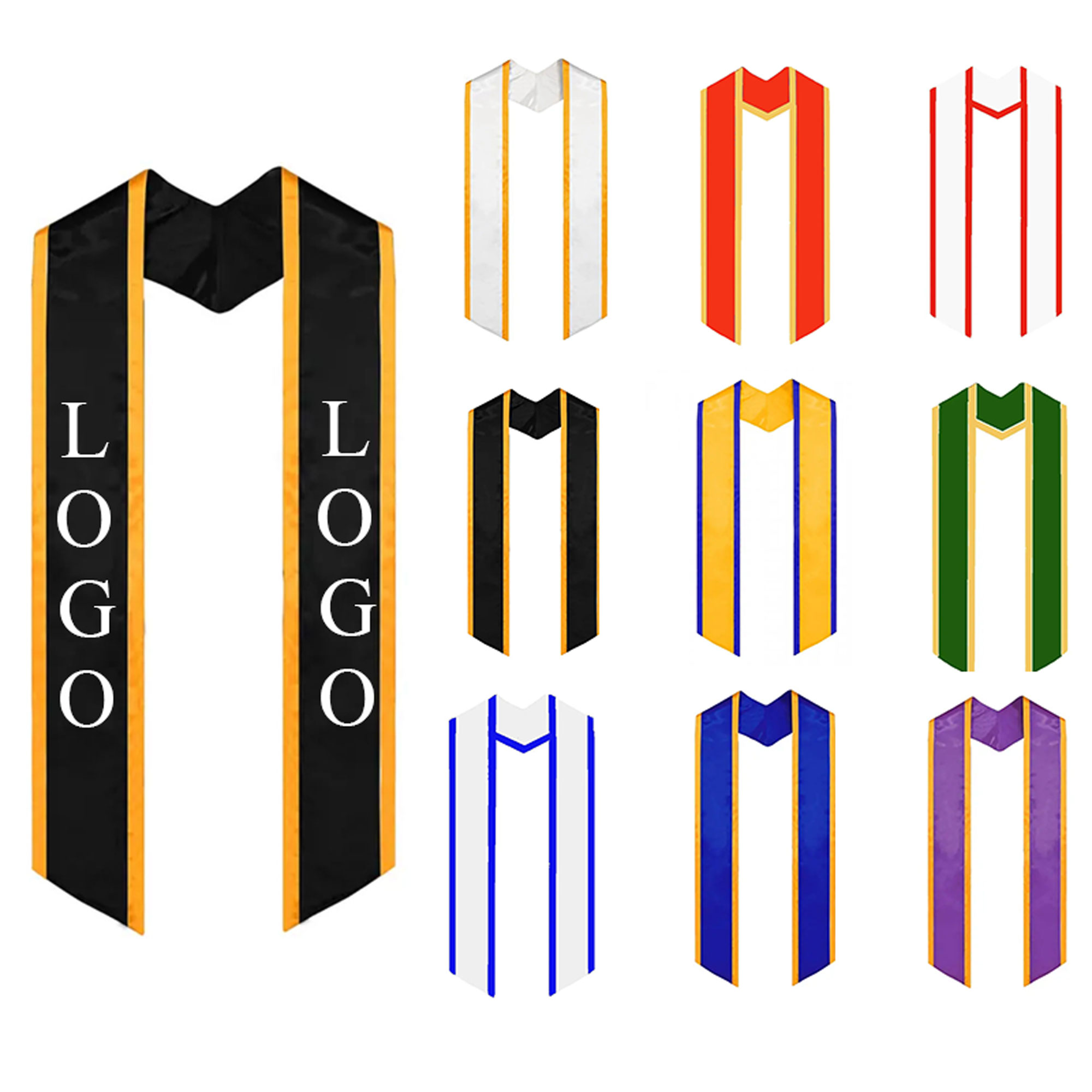 Custom Printed Sash With Vibrant Logo Display