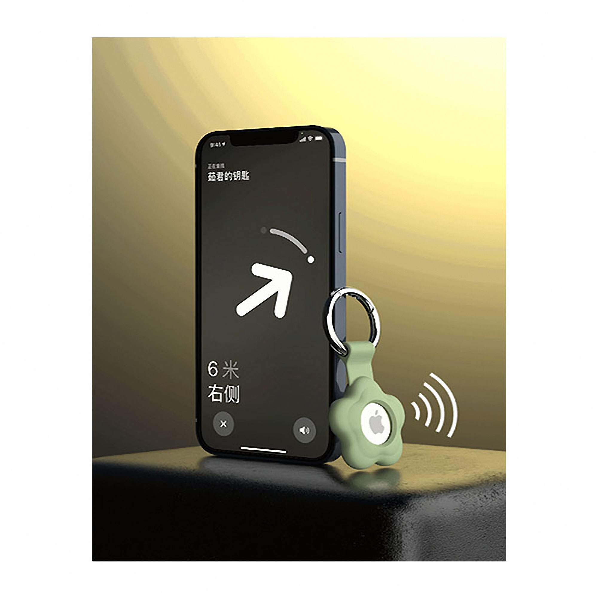 AirTag Keychain Case Protective Cover for Tracking 3