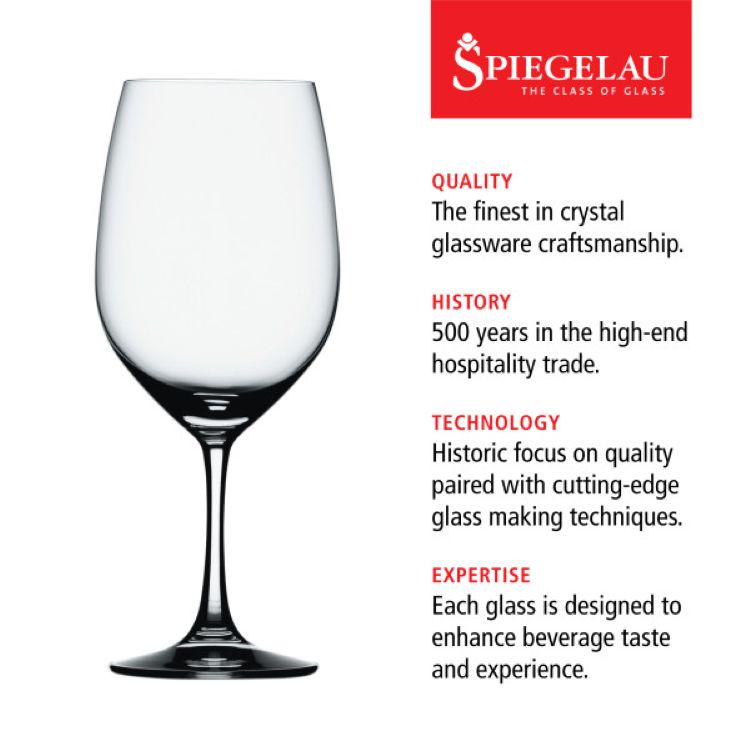 Spiegelau 21.9 oz Vino Grande Bordeaux Glass, set of 4 1