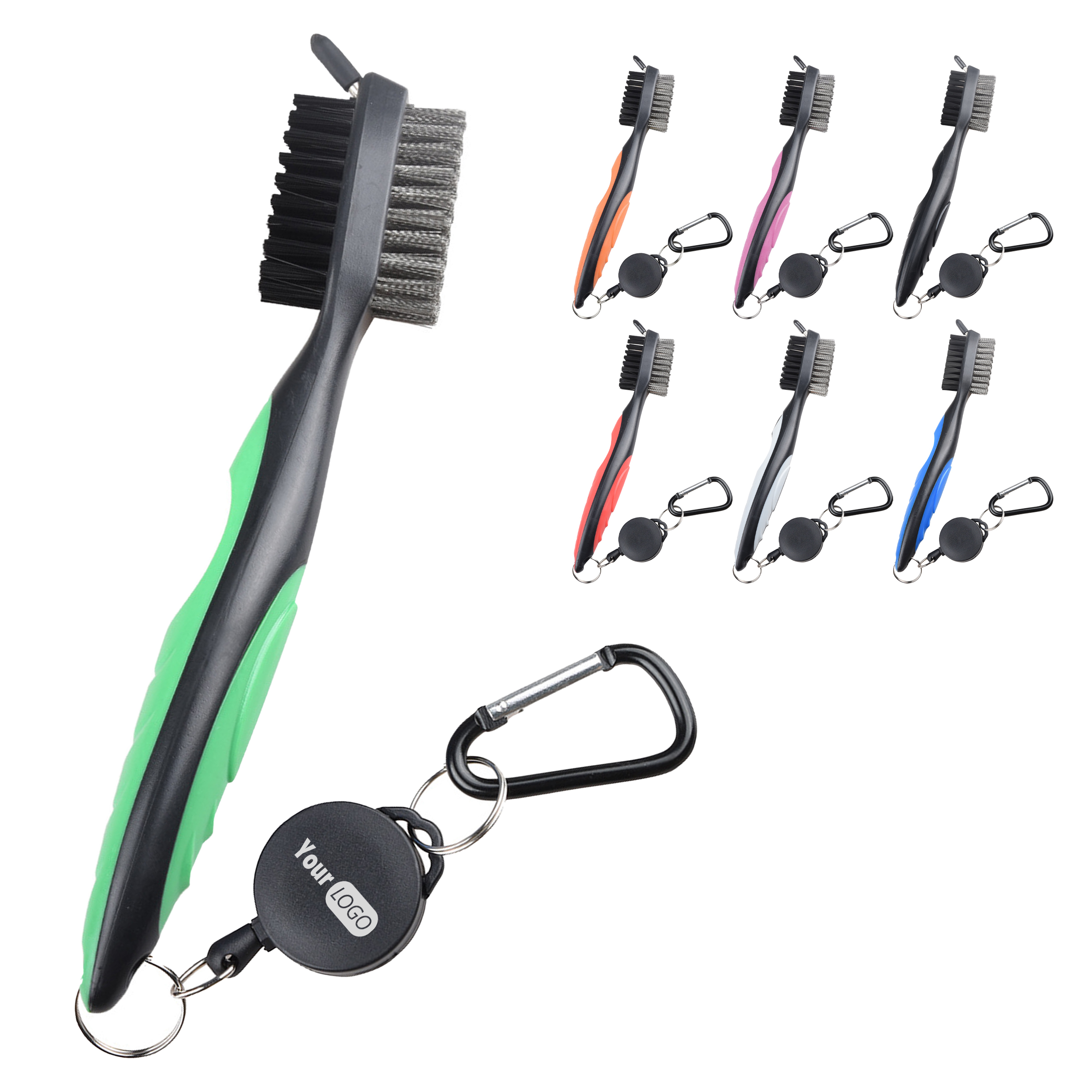 Plastic Ball Club Steel Wool Cleaning Brush 4