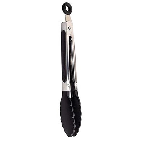 7 Inch Multi-Colors Silicone Kitchen Tongs 9