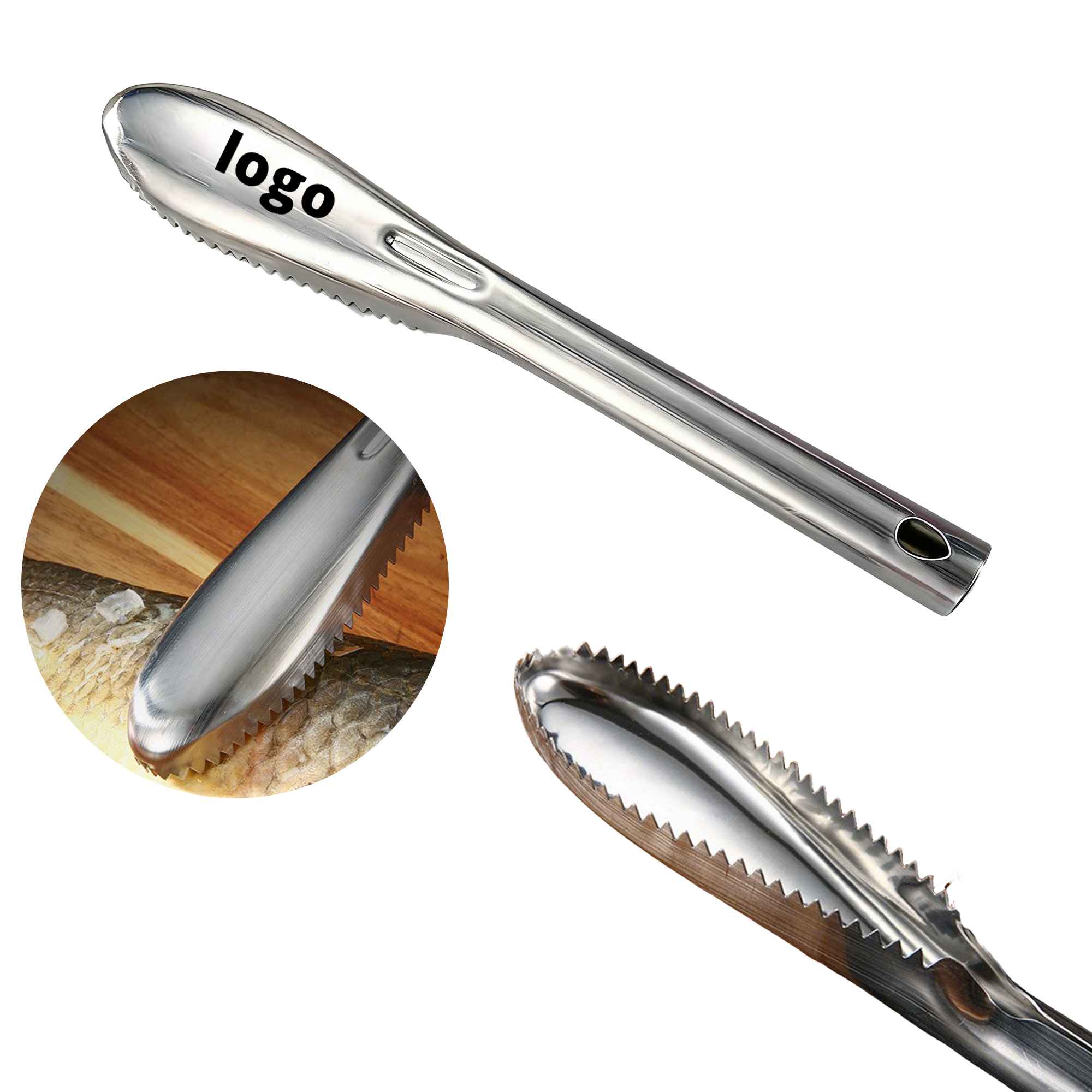 Stainless Steel Fish Scale Scraper 2