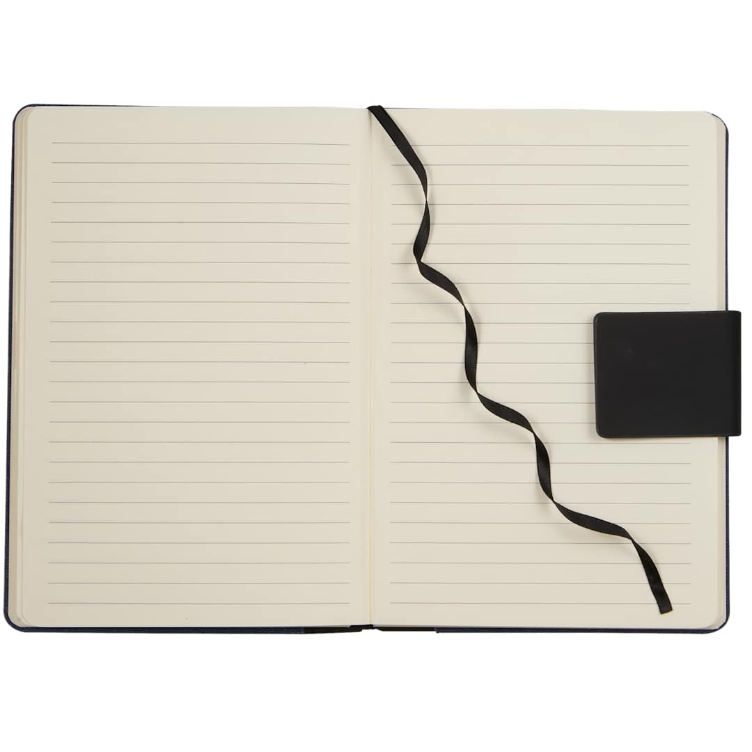 5.5" x 8.5" FSC® Recycled Canvas Bound Notebook 25