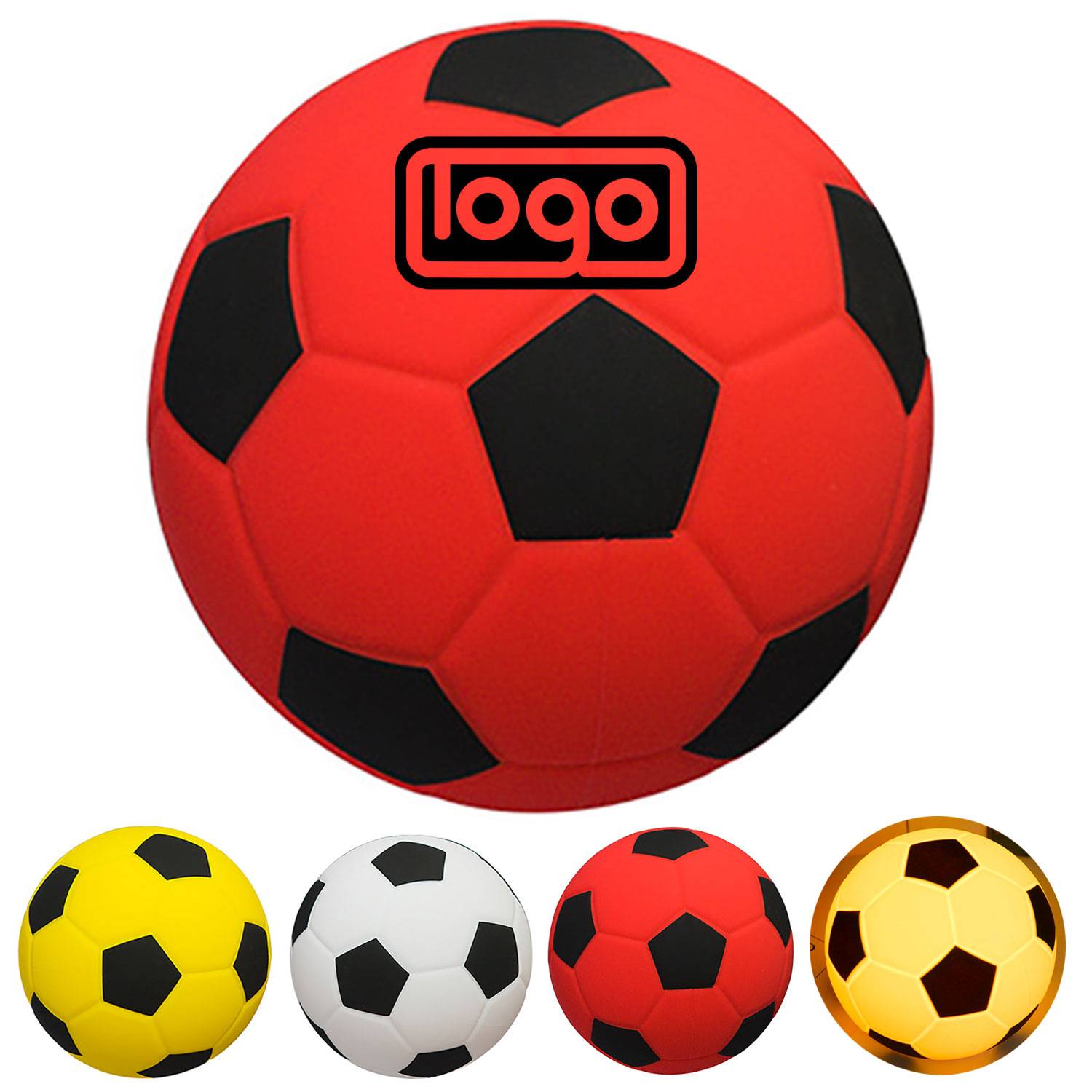 LED Light Glowing PU Football 5
