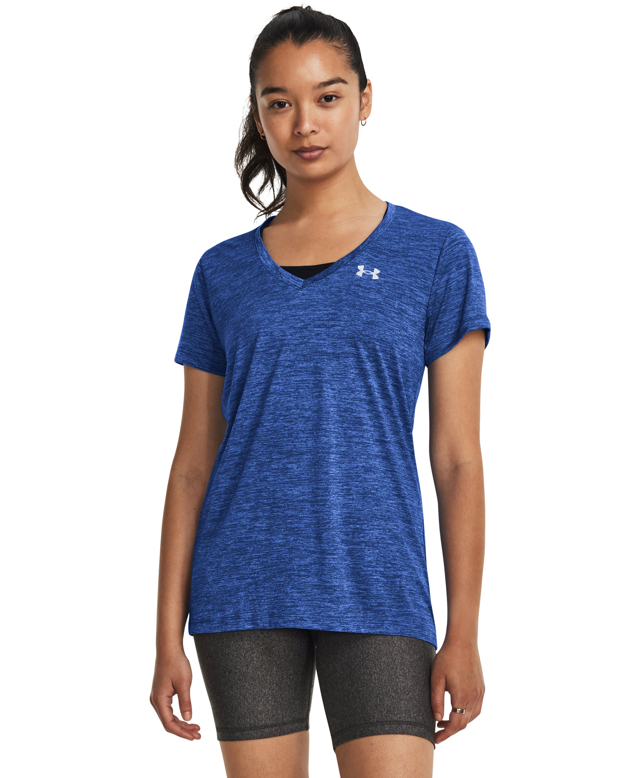 UA Tech Twist Women's V-Neck Short Sleeve 49