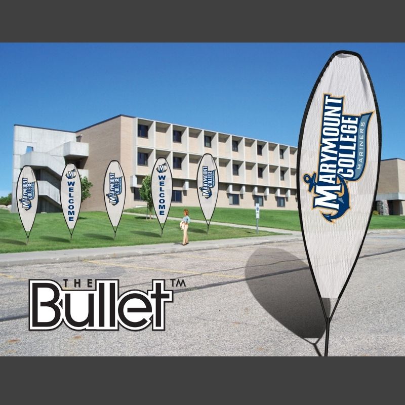 Bullet Flag™ - Printed Advertising Surfer Flag Banner, 15' 9