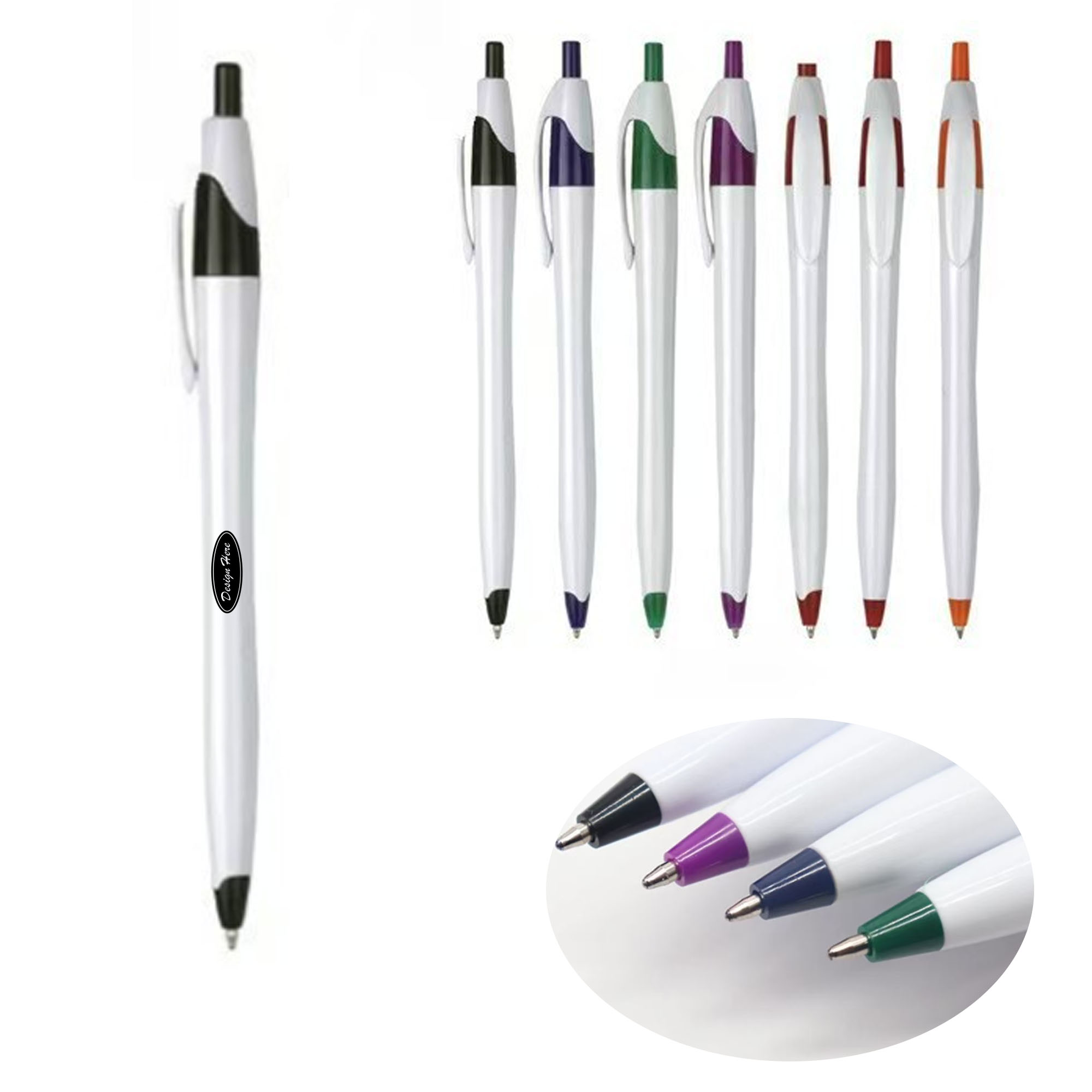 Executive-Style Push-Action Ballpoint Pen with Smooth Ink Flow 1