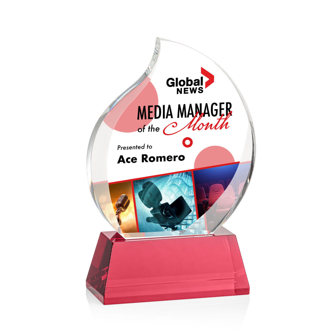 Preswick Flame VividPrint™ Award on Base 4