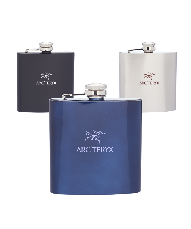 Union Printed - 6 oz. Murano Stainless Steel Hip Flasks 4