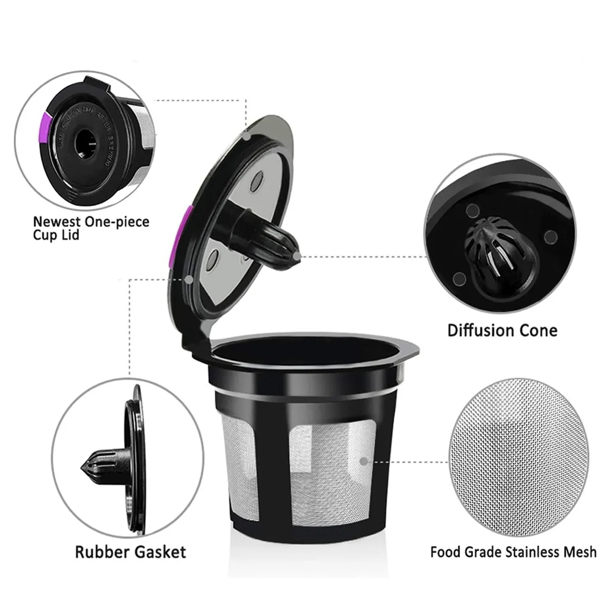 Mesh K Cup Universal Fit Coffee Filter 2