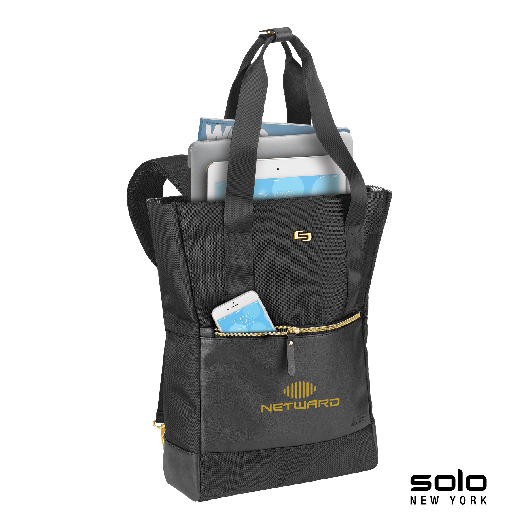 Solo New York Parker Hybrid Backpack Tote 7