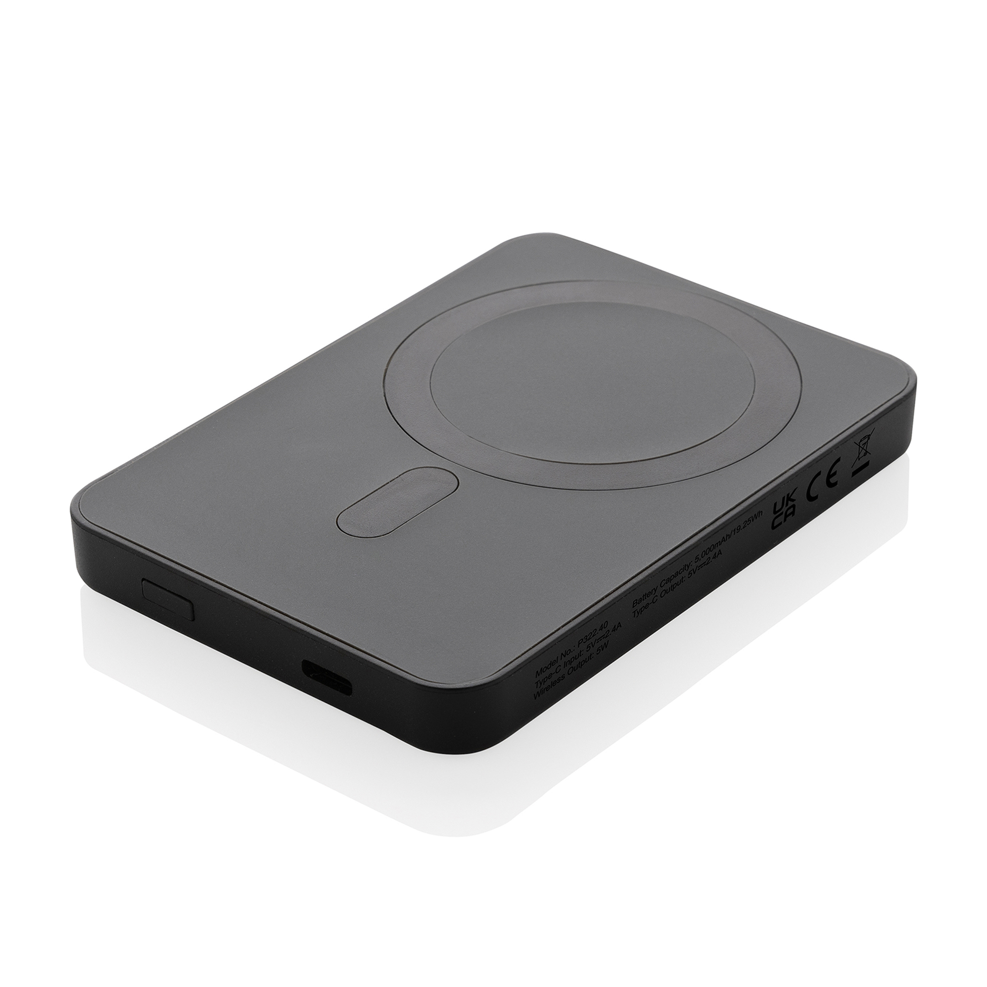 Magnetix Recycled Plastic 5000 mAh Magnetic Powerbank 12