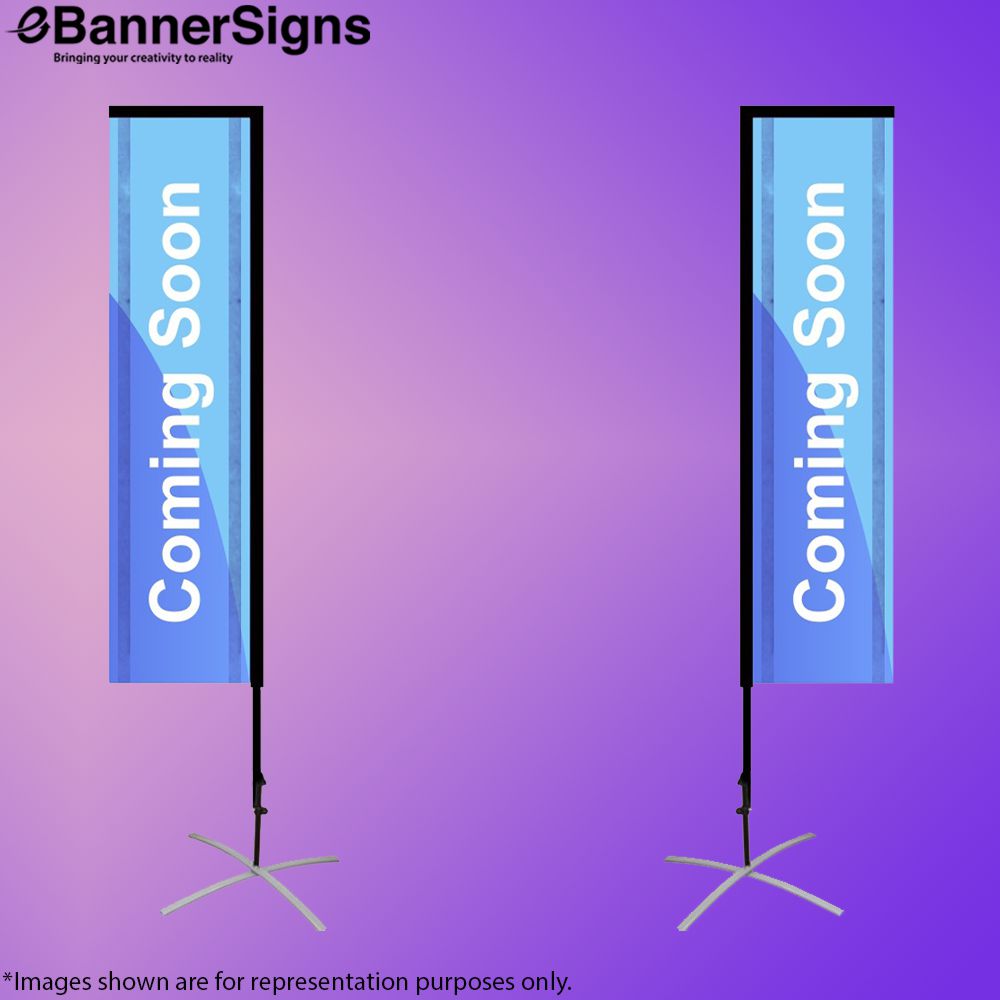 L Flag with Cross Base