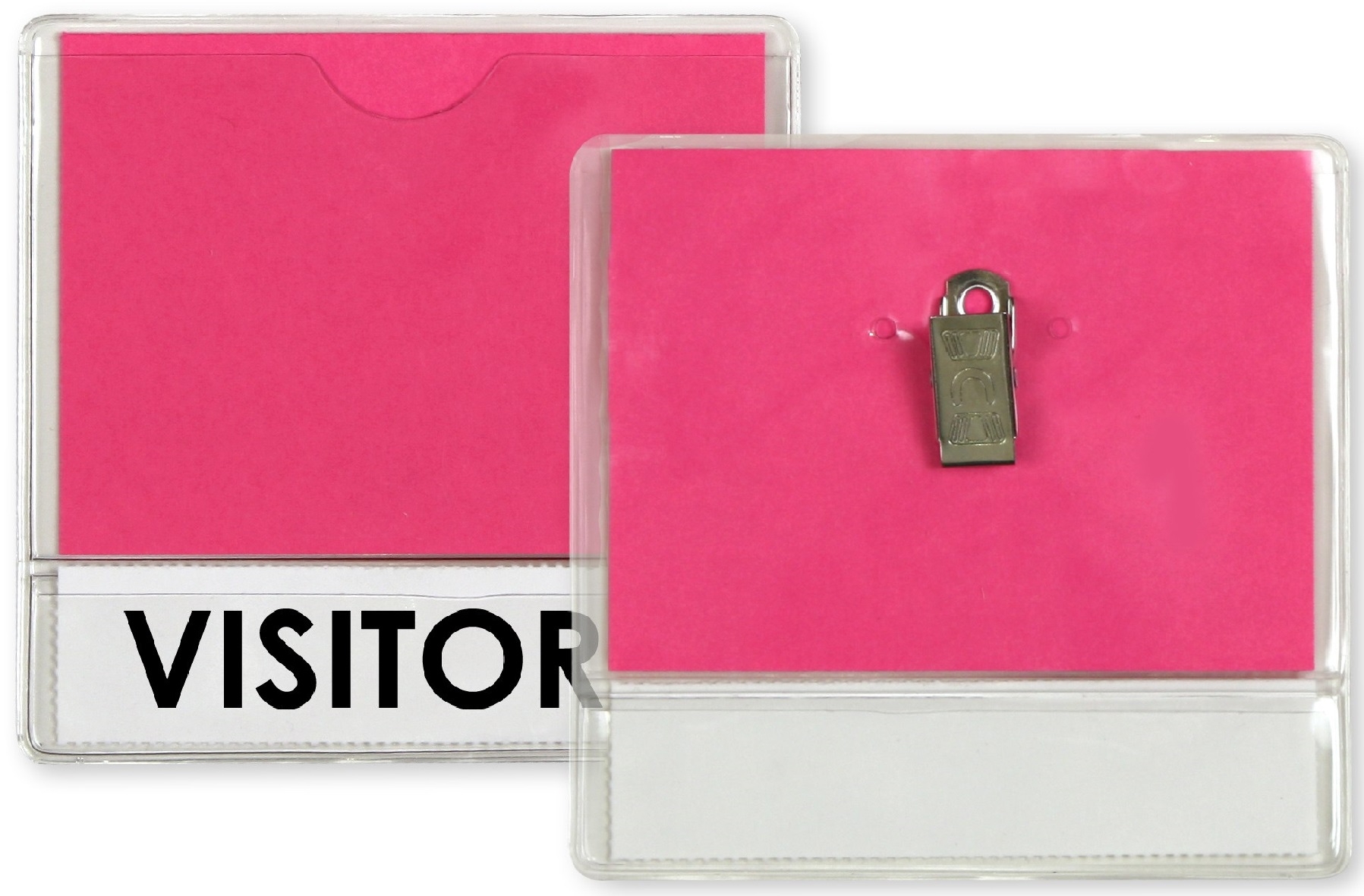Vaccination Card Holder with bulldog clip 2